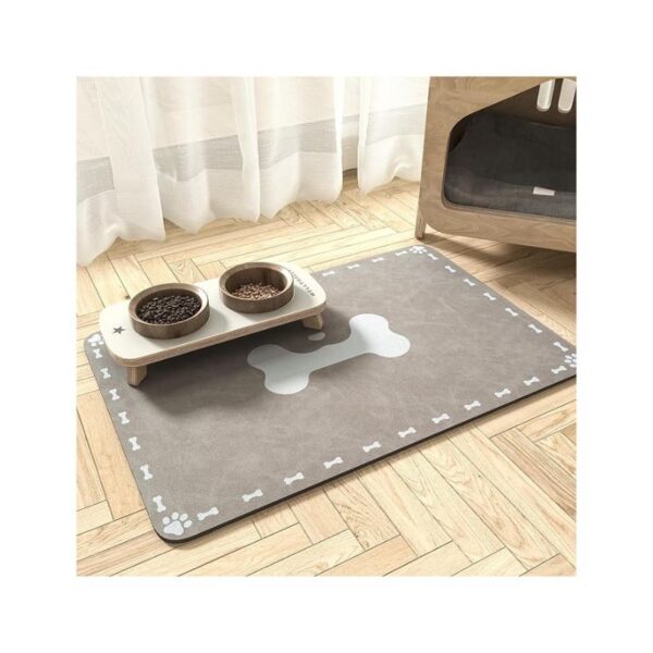 Absorbent Dog Bowl Mat