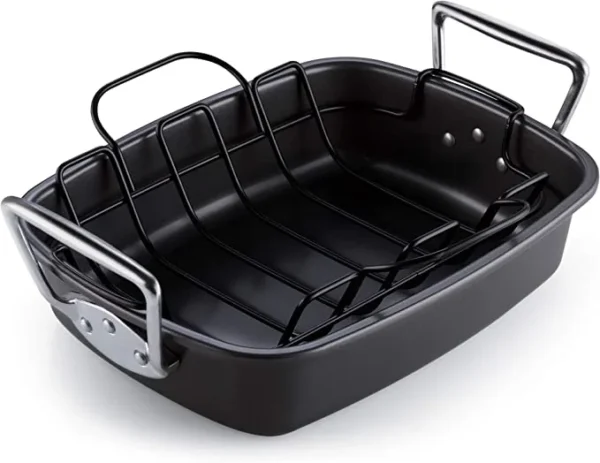 Cook N Home Nonstick Bakeware Roaster - Image 2