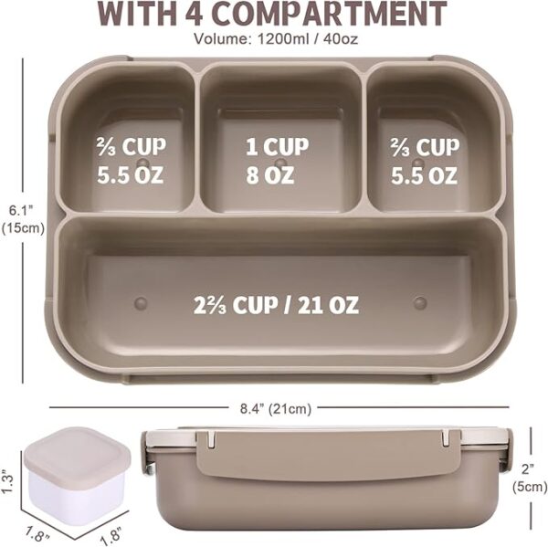 Bento Box Adult Lunch Box - Image 3